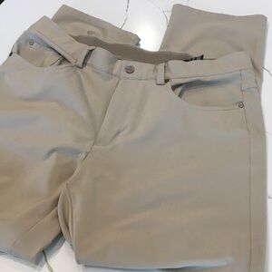 Greg Norman Men's Tan Pants Slacks Trousers 34x29 Casual Dress
